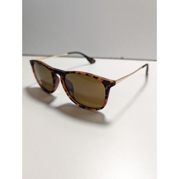 Cole Haan CH8507 215 Polarized Sunglasses Matte Tortoise Size: 55-18-145 Metal - Picture 4 of 8